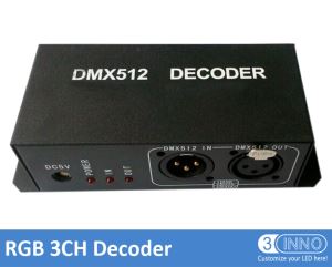 DMX para conversor PWM RGB 3 CH