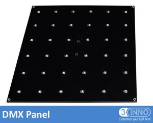 Painel DMX 36 pixels (30x30cm)