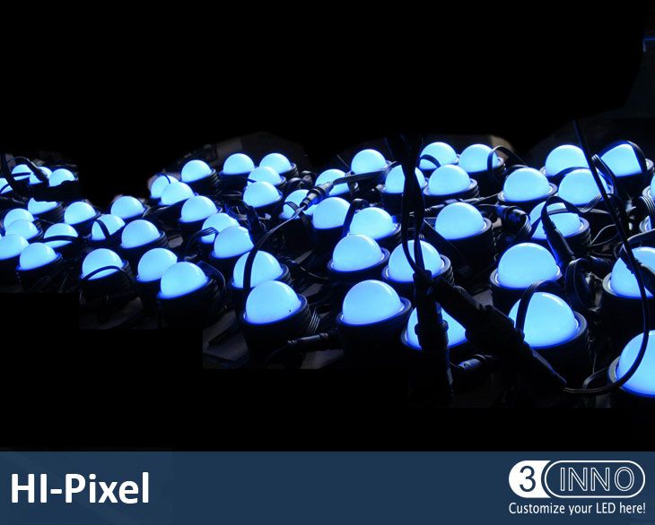 64mm DMX alta potência LED Pixel