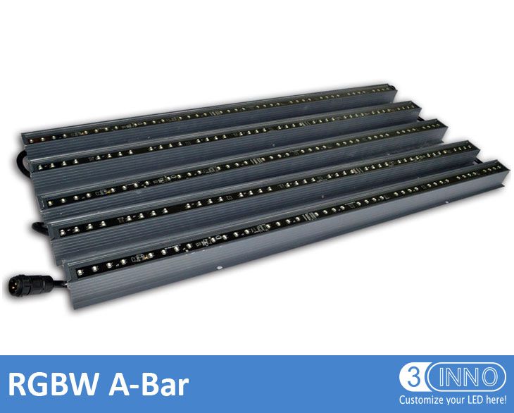 DC48V barra de alumínio do alumínio Bar DMX RGBW Bar RGBW DMX512 barra Auminium LED Llights RGBW LED barra rígida Linear iluminação luz Linear Ffixture alumínio tiras RGBW Pixel luz