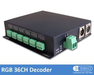 DMX 512 decodificador 36 canais PWM decodificador RGB 36 canais Dmx decodificador WS2811 decodificador
