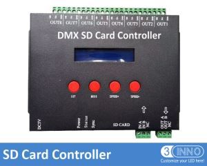 Controlador de LED DVI controlador SD cartão controlador levou SD cartão controlador LED Pixel controlador LED Digital controlador Dimmer controlador LED